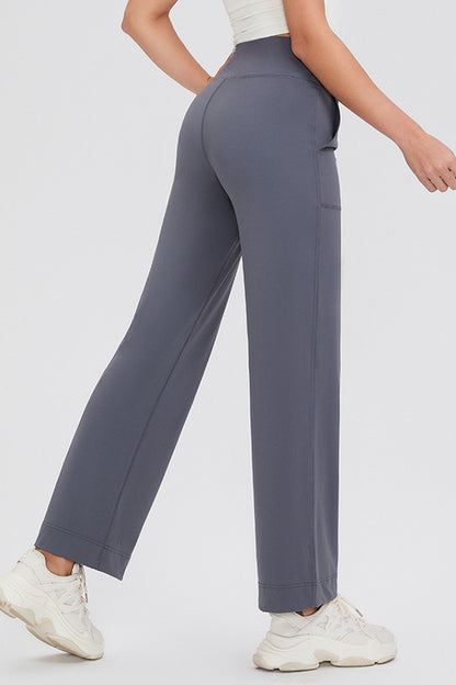 Basic Bae Full Size Drawstring High Waist Pants with Pockets