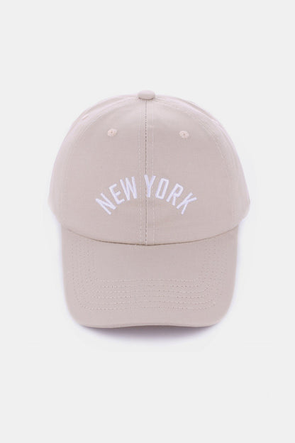 Zenana Embroidered City Baseball Cap