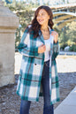 Full Size Button Up Lapel Collar Coat