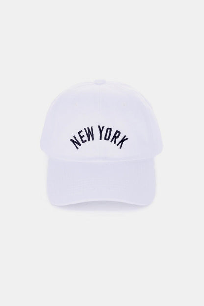 Zenana Embroidered City Baseball Cap