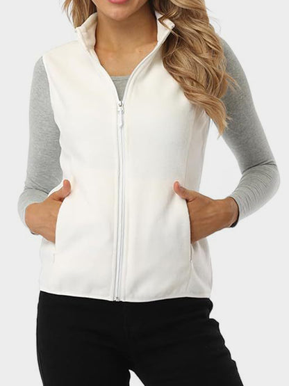 Zip Up Vest with Pockets
